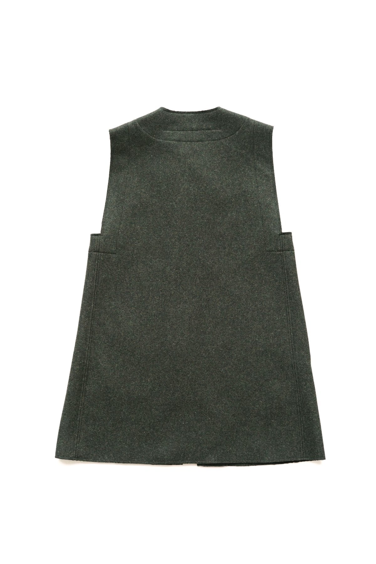 toogood - THE RESTORER WAISTCOAT - WOOl FELT - FIR