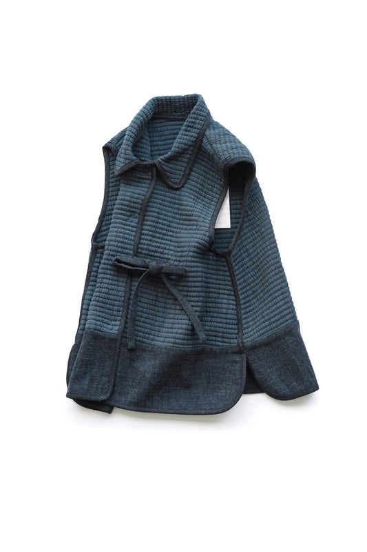 toogood - THE UPHOLSTERER GILET - ROPE QUILTED - PEWTER