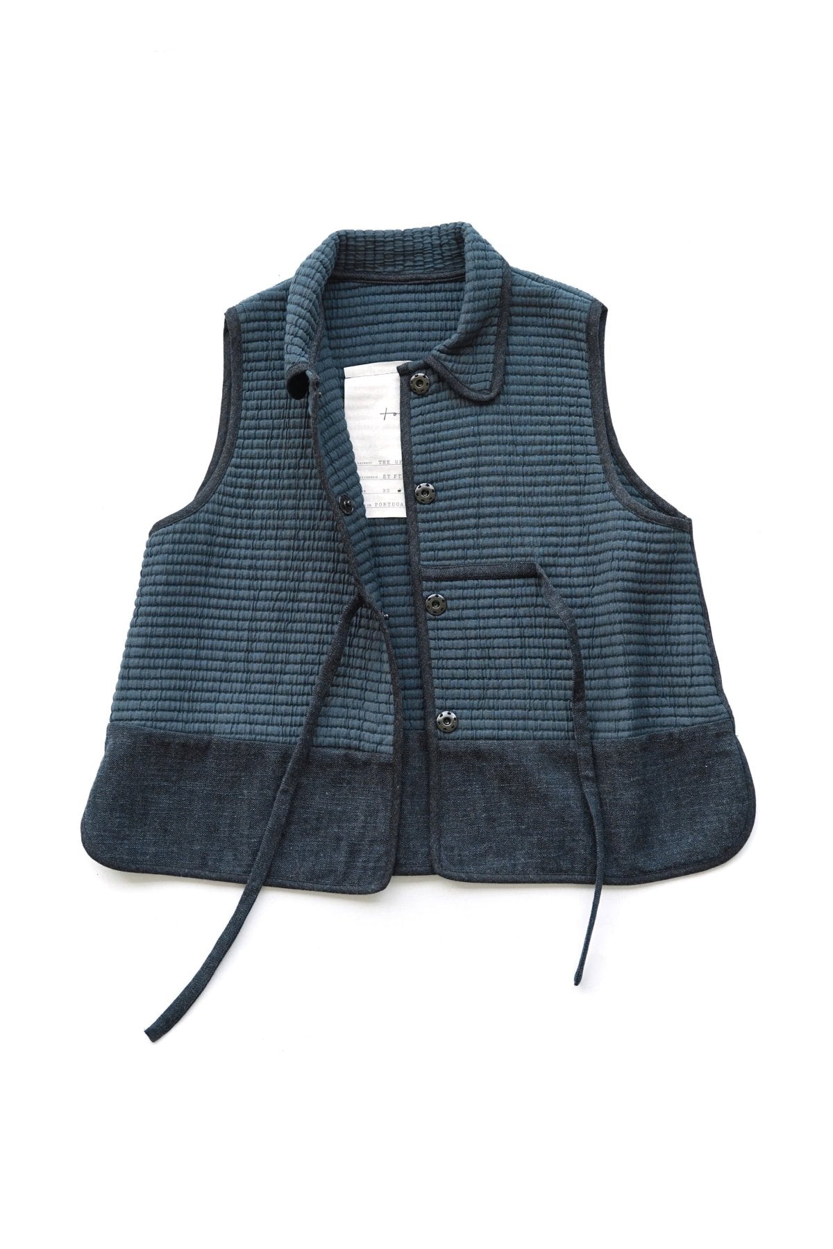 toogood - THE UPHOLSTERER GILET - ROPE QUILTED - PEWTER