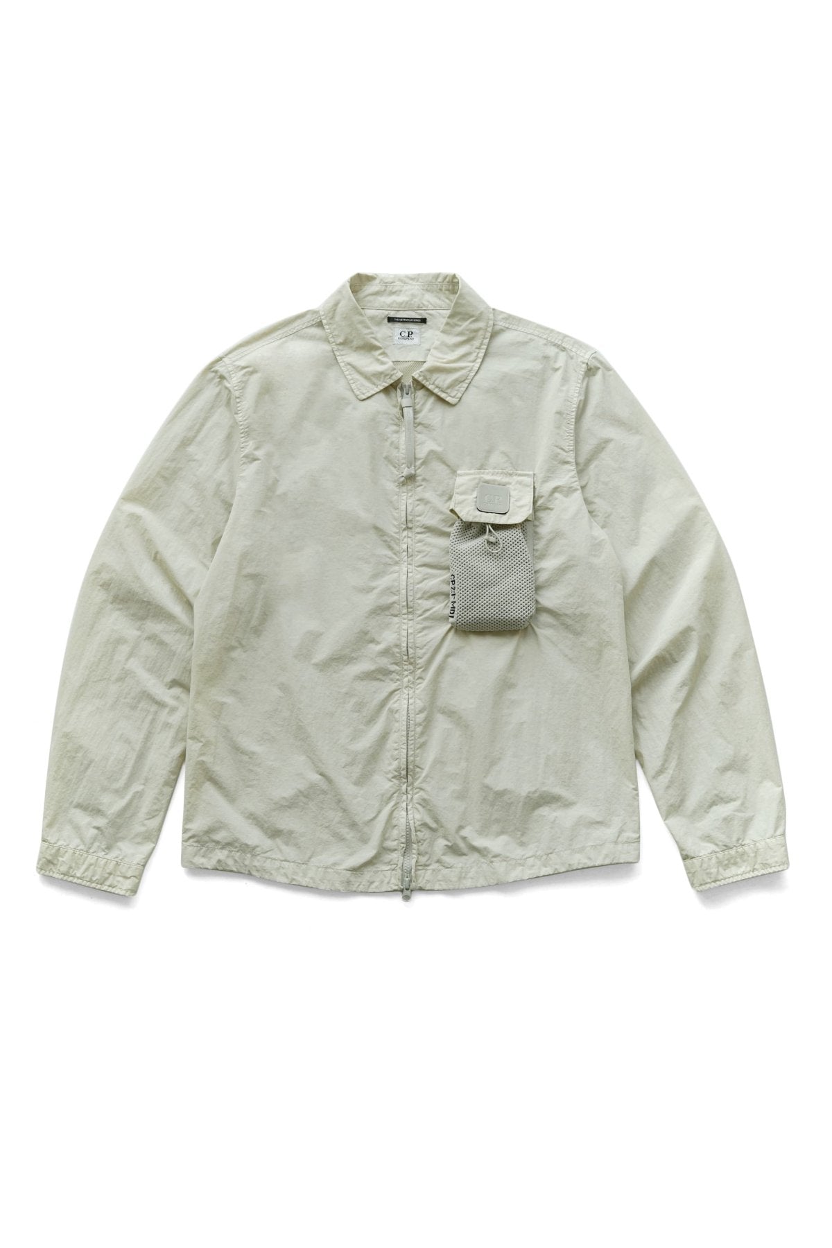 C.P. COMPANY - MICROREPS DIAMOND PEACH SHIRT - PELLICAN