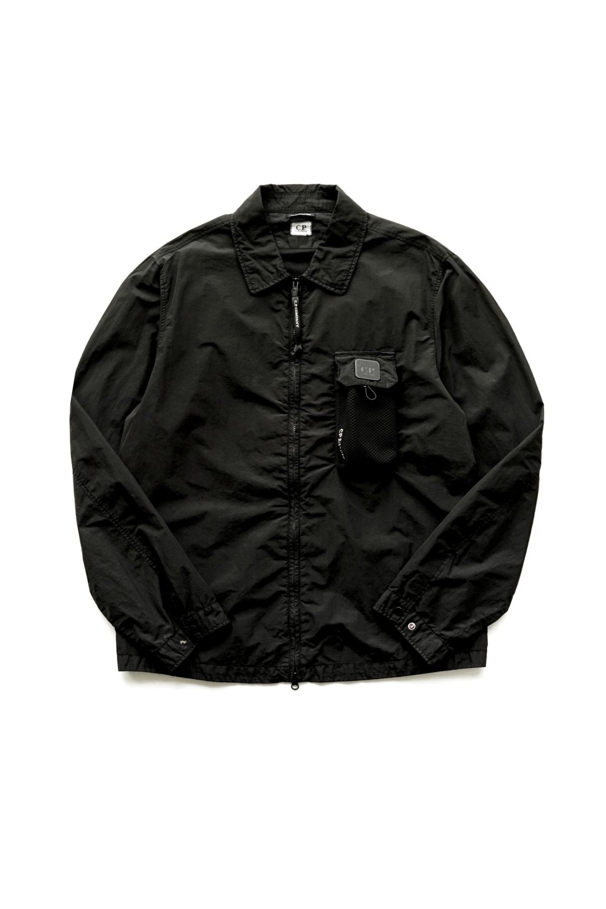 C.P. COMPANY - MICROREPS DIAMOND PEACH SHIRT - BLACK