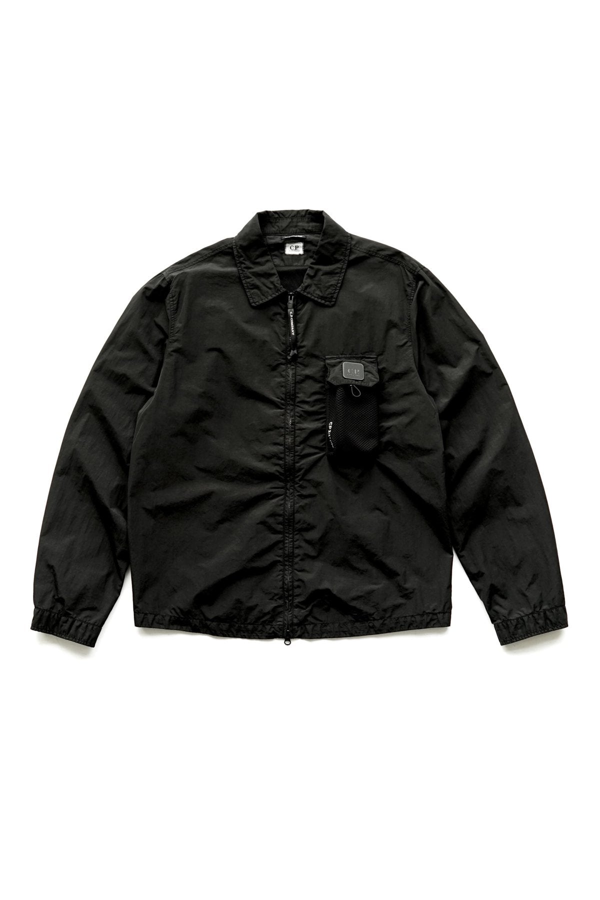 C.P. COMPANY - MICROREPS DIAMOND PEACH SHIRT - BLACK