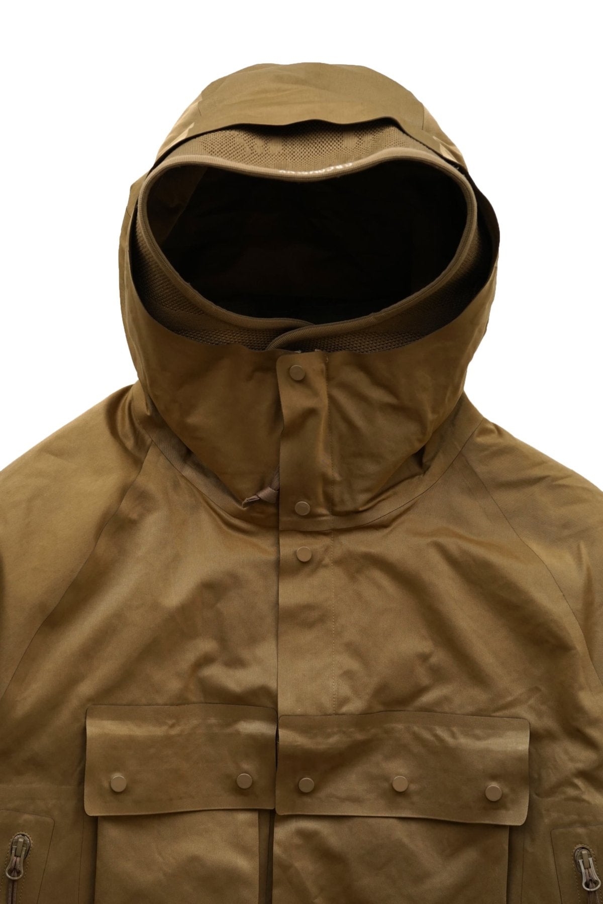 C.P. COMPANY - A.A.C. HOODED DOWN JACKET - CUMIN