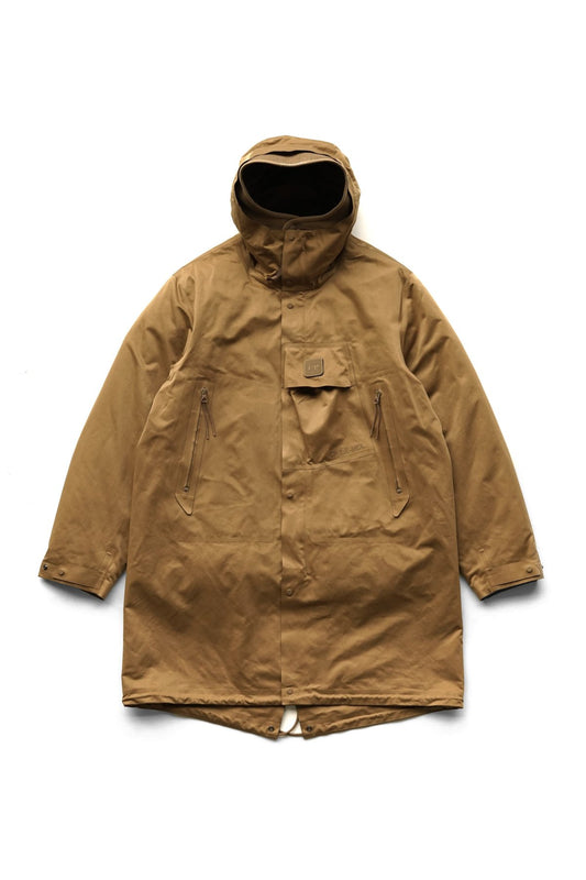 C.P. COMPANY - A.A.C. DOWN FISHTAIL PARKA - CUMIN