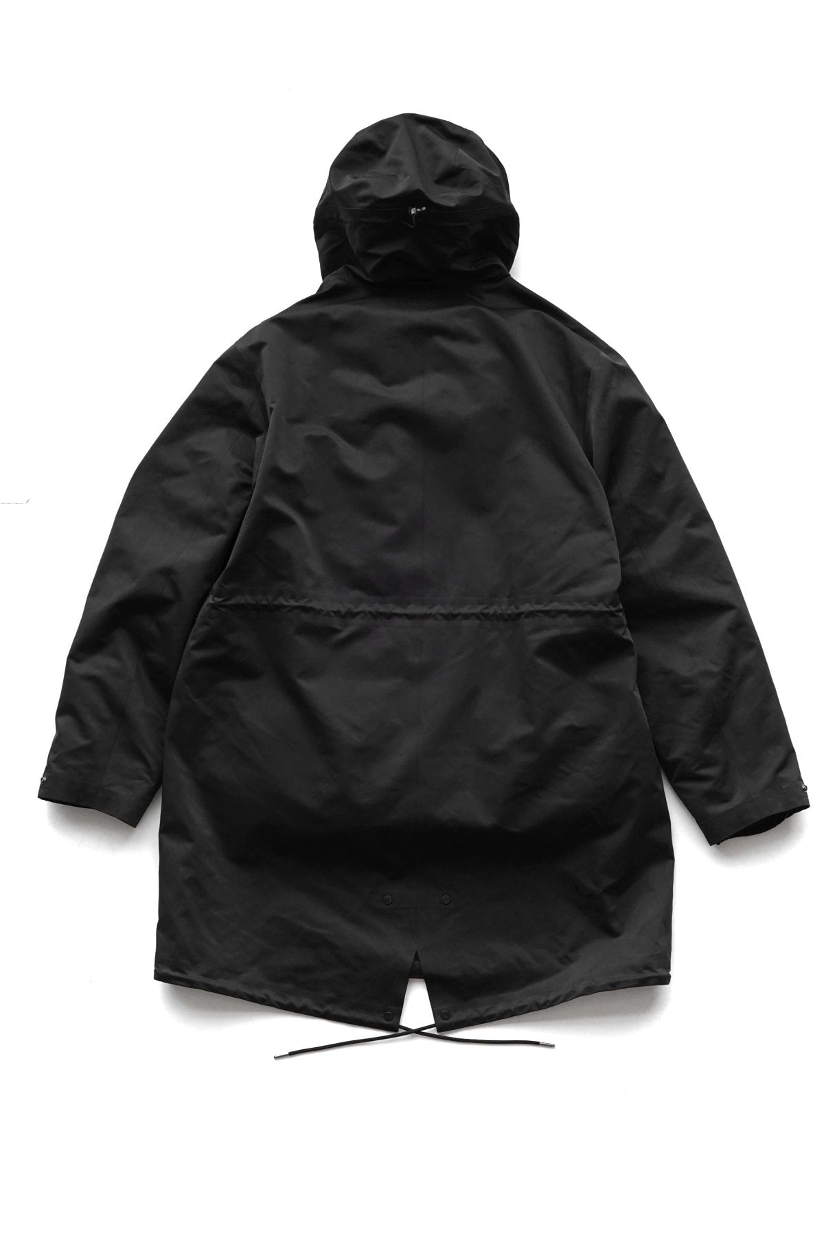 C.P. COMPANY - A.A.C. DOWN FISHTAIL PARKA - BLACK