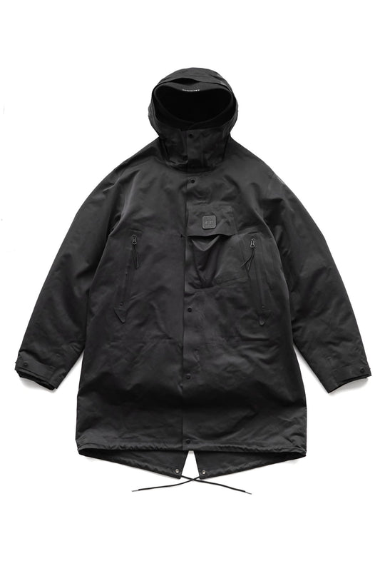 C.P. COMPANY - A.A.C. DOWN FISHTAIL PARKA - BLACK