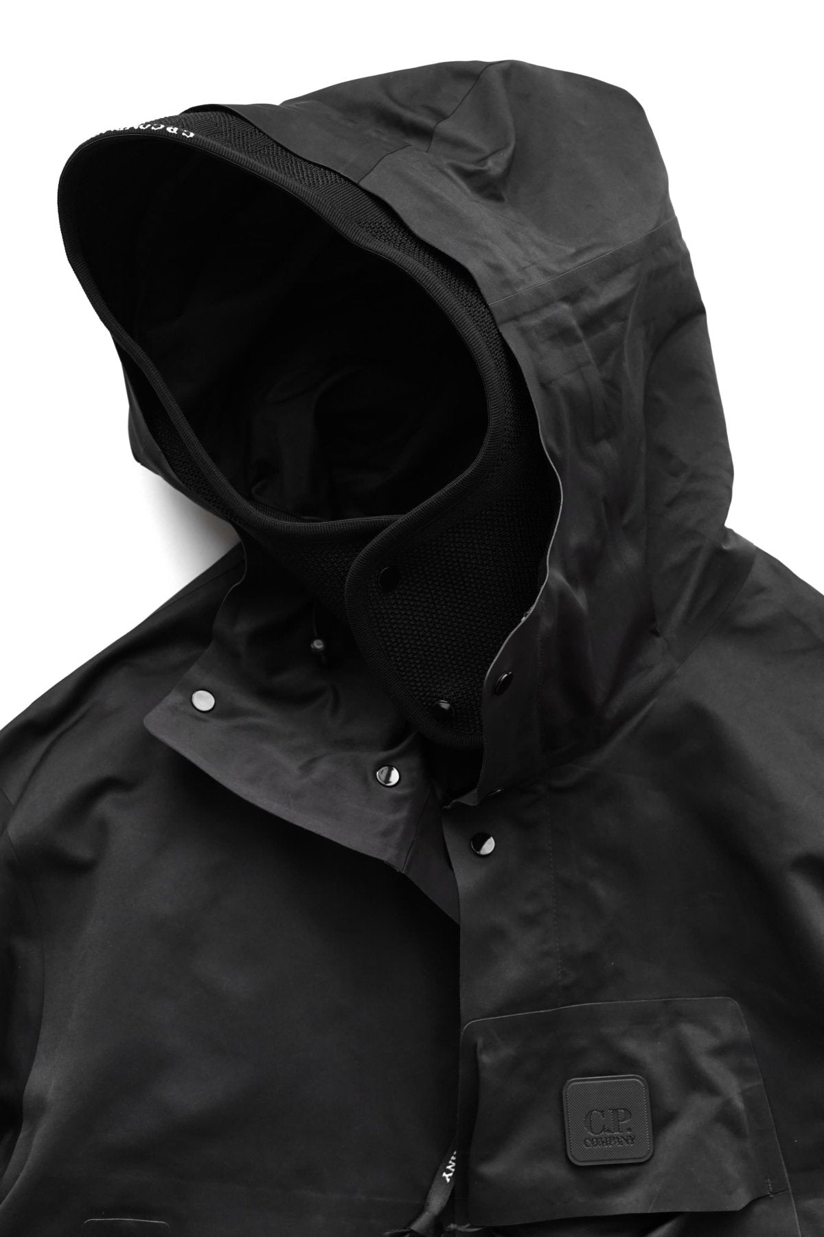 C.P. COMPANY - A.A.C. DOWN FISHTAIL PARKA - BLACK