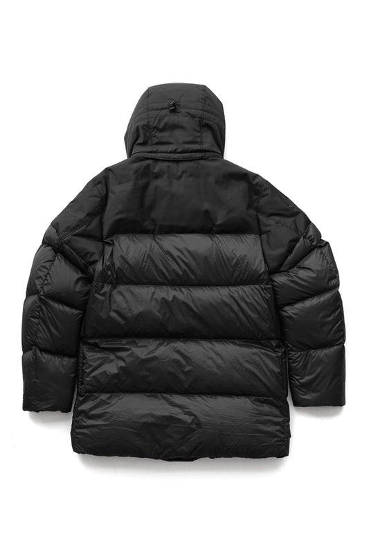 C.P. COMPANY - DYNATEC MIXED DOWN PARKA - BLACK