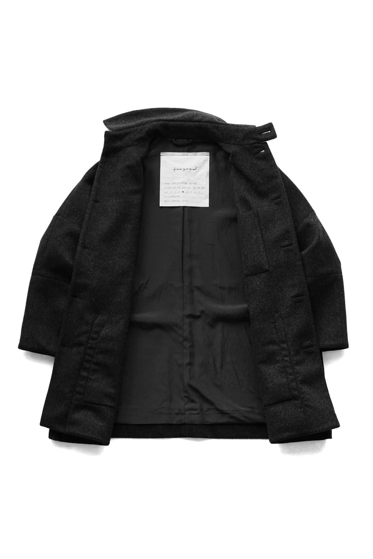 toogood ★★★ - EXCLUSIVE THE DOORMAN JACKET - HW CASHMERE - CHARCOAL