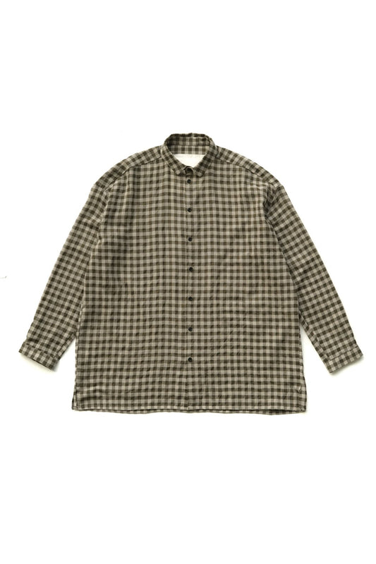 toogood ★★★ - EXCLUSIVE - THE DRAUGHTSMAN SHIRT - WOOL COTTON CHECK - FIR