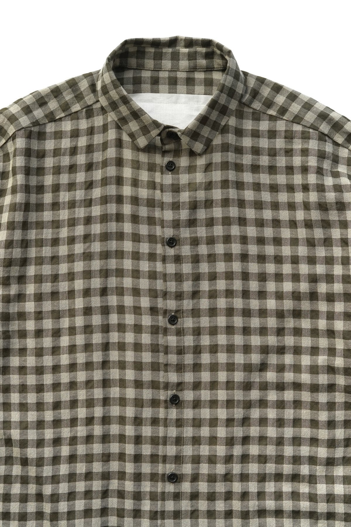 toogood ★★★ - EXCLUSIVE - THE DRAUGHTSMAN SHIRT - WOOL COTTON CHECK - FIR