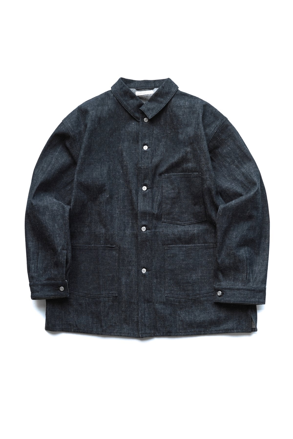 OLD JOE - CAMP COLLAR MOULDER JACKET - INDIGO