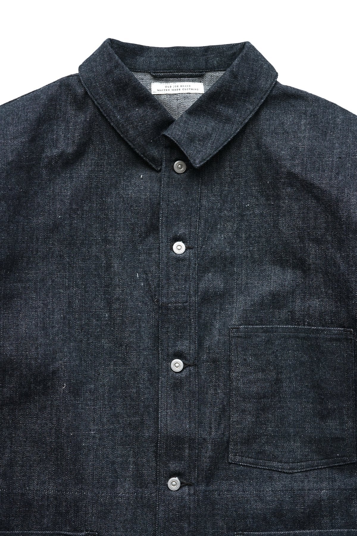 OLD JOE - CAMP COLLAR MOULDER JACKET - INDIGO