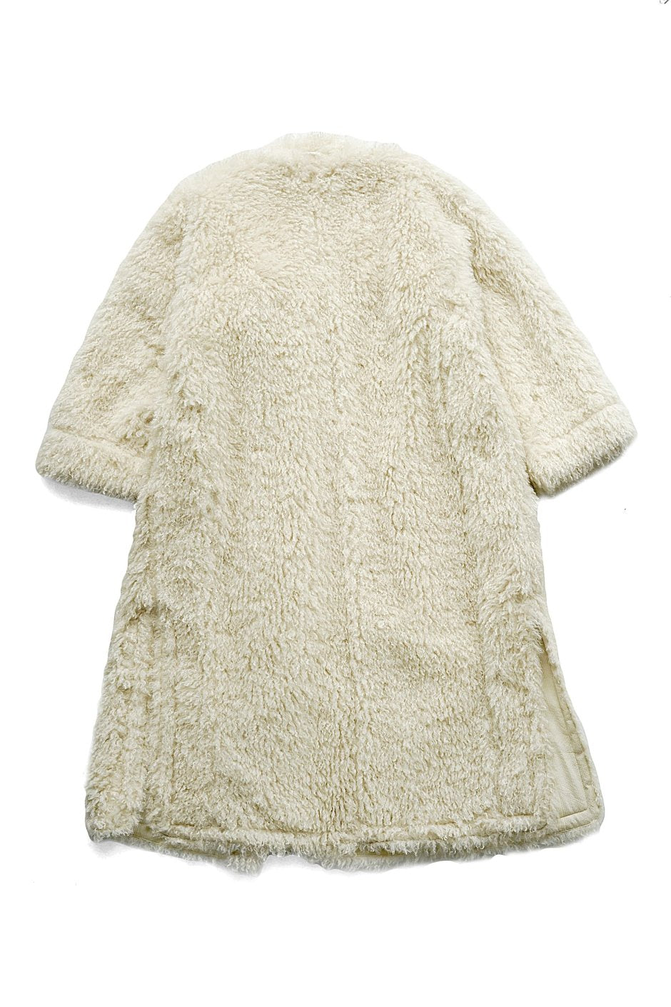 WRYHT- REVERSIVLE NOMADIC WRAP COAT - BONE