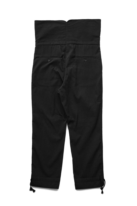 WRYHT - WRAP WAIST ORIENTAL TROUSER - BLACK