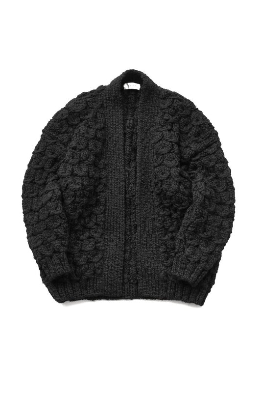 WRYHT - SHELL PATTERN HAND GAWN - BLACK