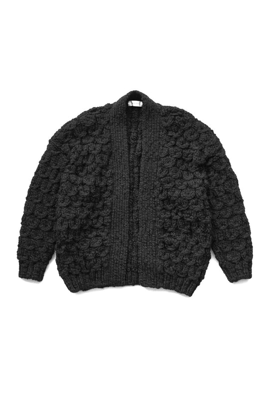 WRYHT - SHELL PATTERN HAND GAWN - BLACK