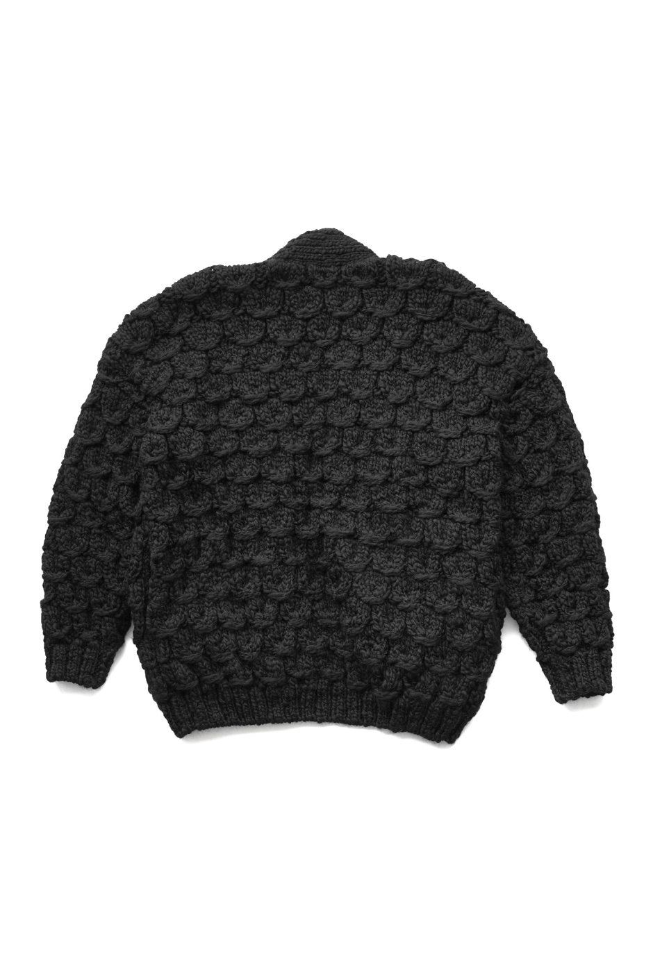 WRYHT - SHELL PATTERN HAND GAWN - BLACK