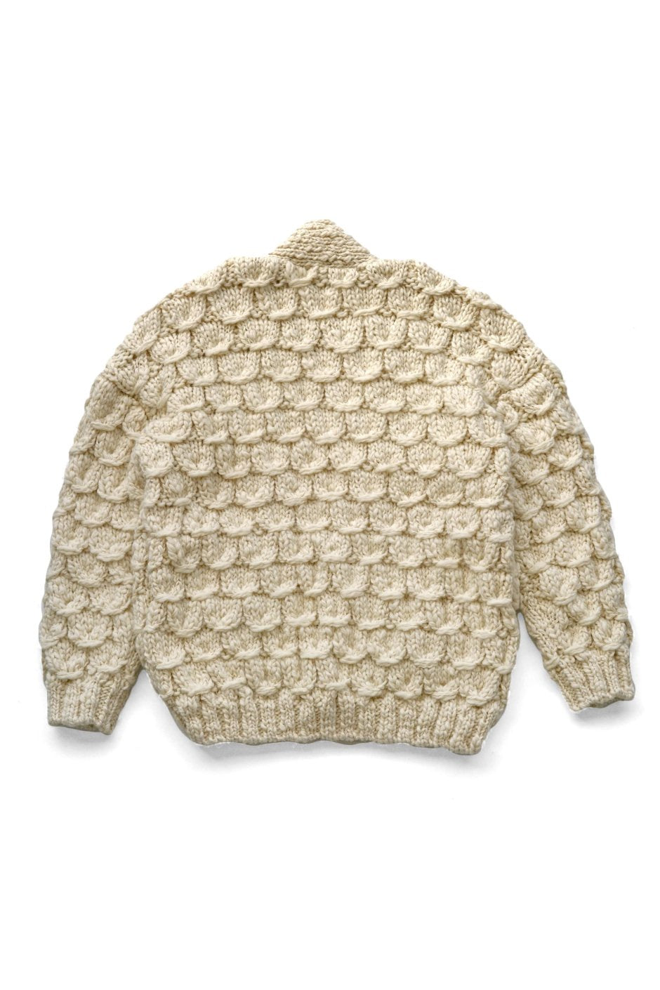 WRYHT - SHELL PATTERN HAND GAWN - NATURAL