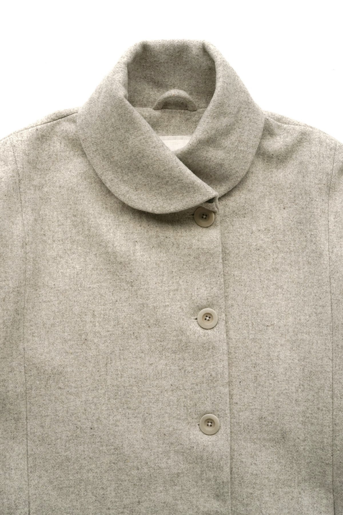 toogood - THE MERCER COAT - WOOl FELT - STONE