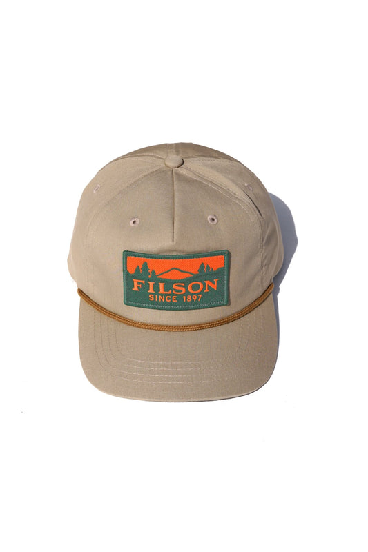 ◯ FILSON - ROPE TRUCKER CAP - BEIGE