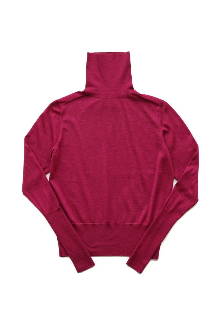 humoresque - RIB TURTLENECK - MAGENTA