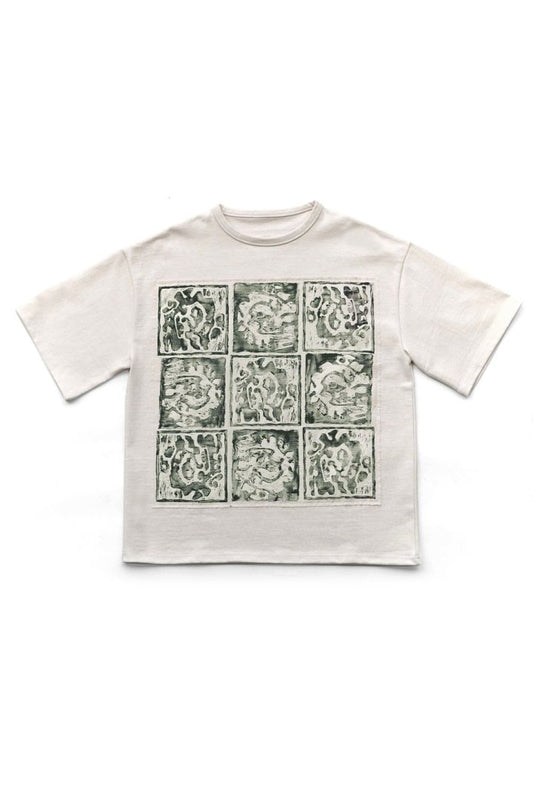 toogood ★★★ - EXCLUSIVE THE SHEARER T SHIRT - LTD HAND PAINTED TILE - RAW/FIR