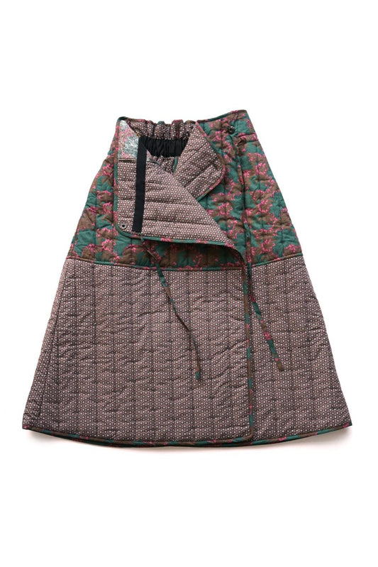 toogood - THE UPHOLSTERER SKIRT - QUILTED PATCHWORK LAURA'S REVERIE - VINE