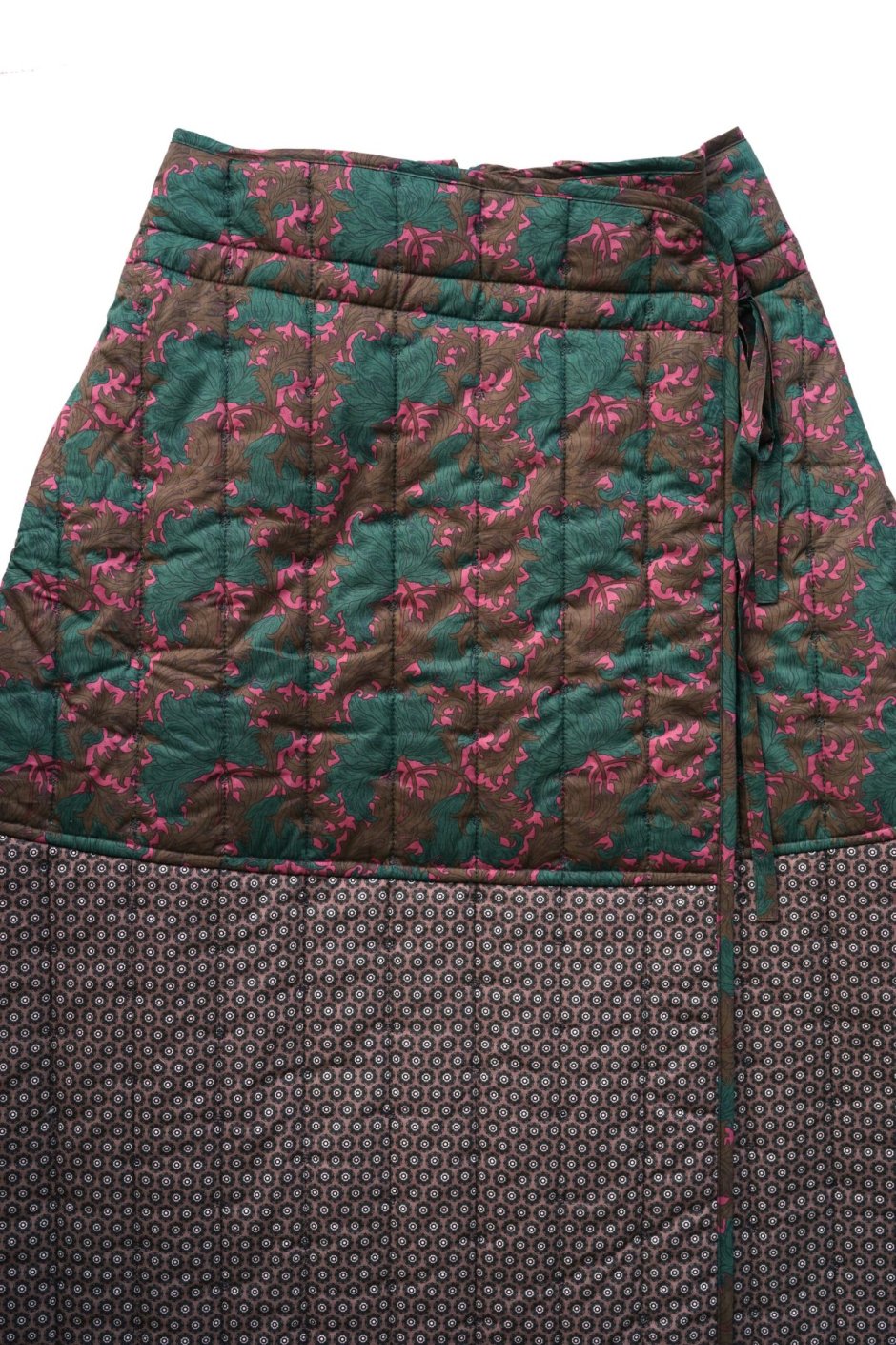 toogood - THE UPHOLSTERER SKIRT - QUILTED PATCHWORK LAURA'S REVERIE - VINE