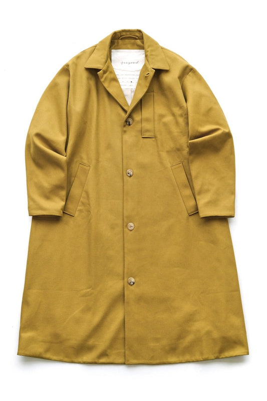 toogood - THE MESSENGER COAT - MILITARY TWILL - CHARTREUSE