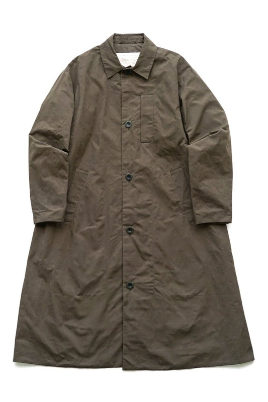 toogood - THE MESSENGER COAT - PROOFED COATING - WALNUT