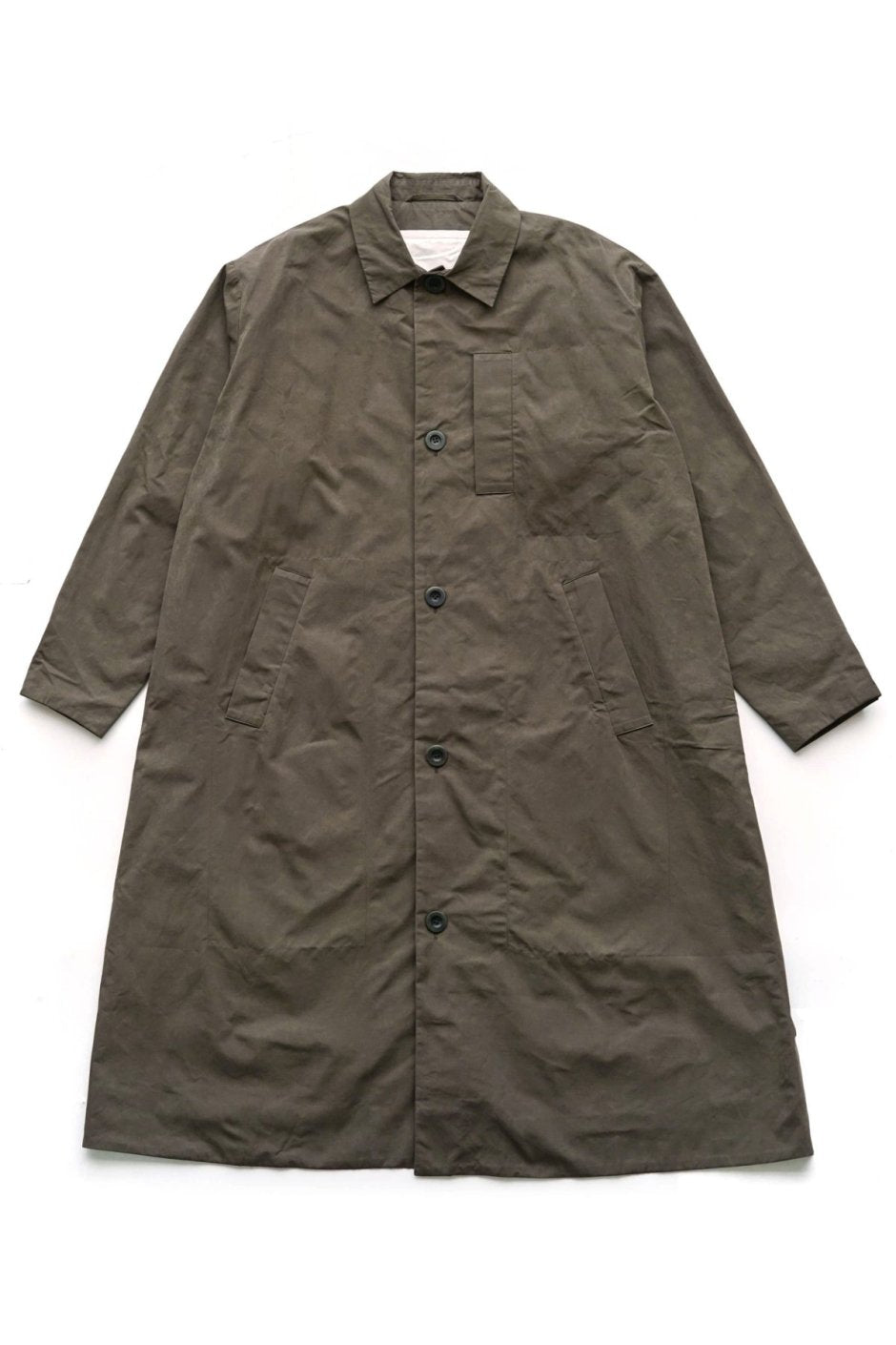 toogood - THE MESSENGER COAT - PROOFED COATING - WALNUT