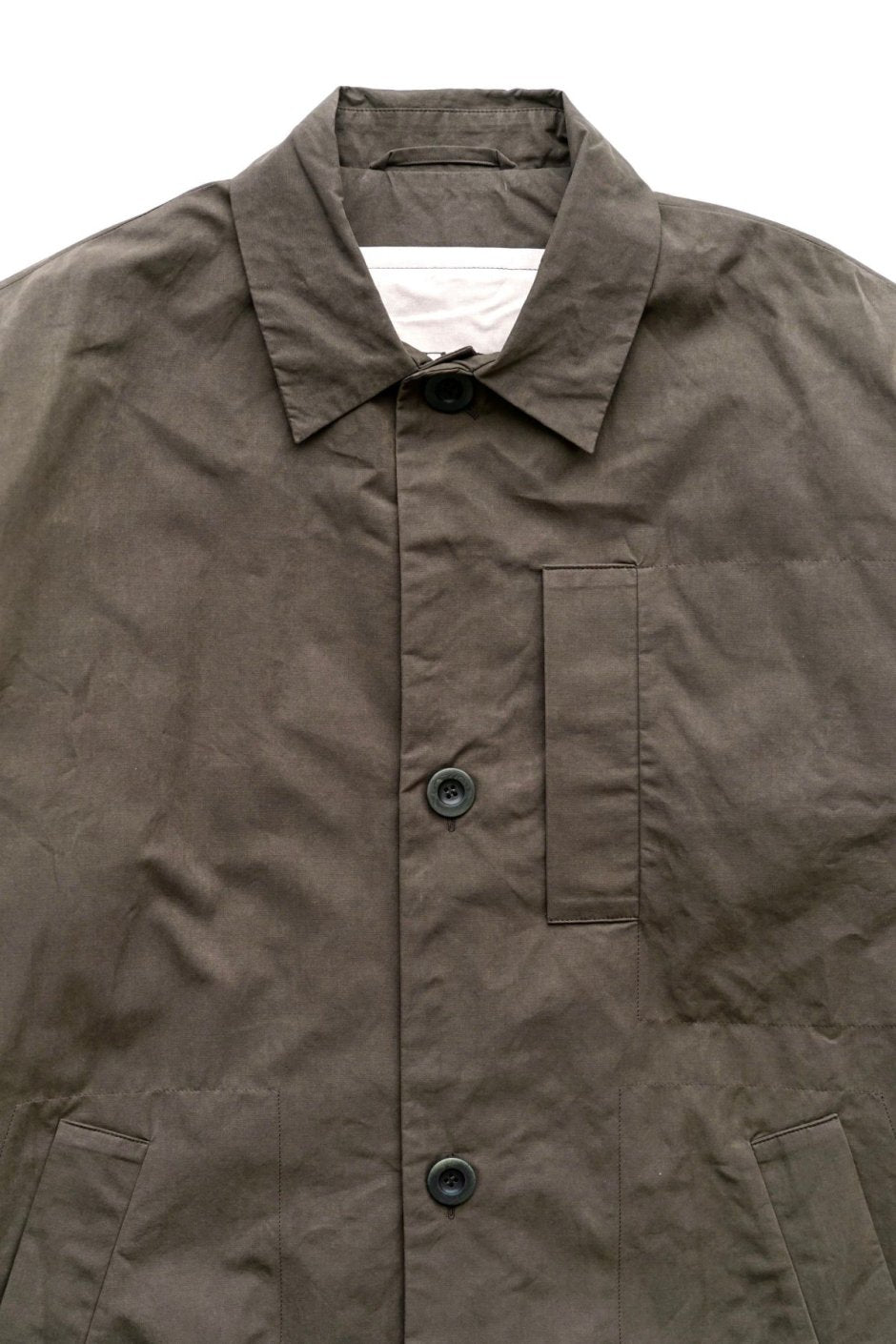 toogood - THE MESSENGER COAT - PROOFED COATING - WALNUT