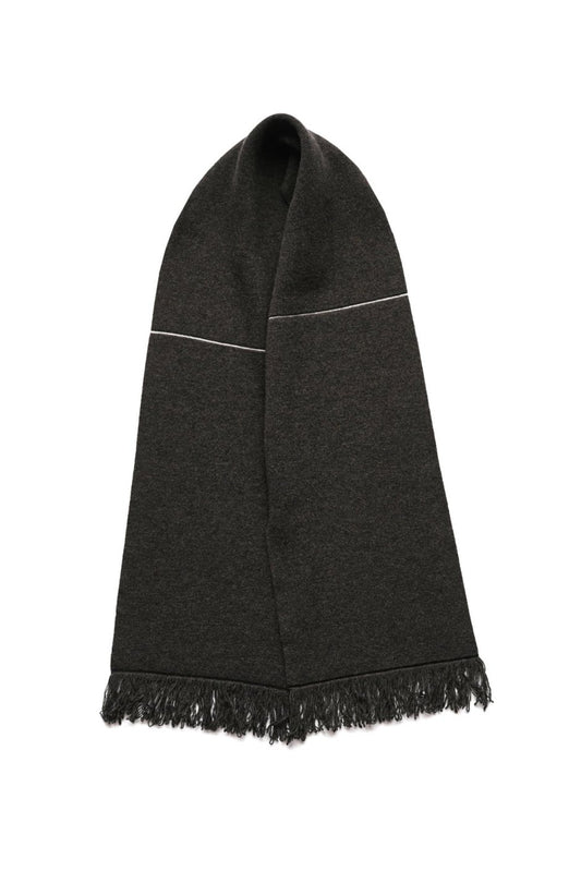 toogood - THE SILVERSMITH SCARF - DOUBLE LAMBSWOOL - WALNUT/STONE