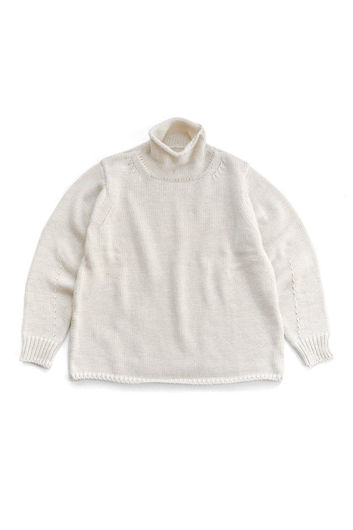 toogood - THE TRAWLERMAN JUMPER - CHUNKY KNIT - CHALK