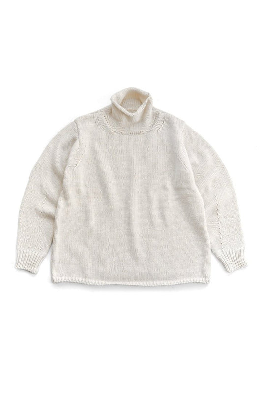 toogood - THE TRAWLERMAN JUMPER - CHUNKY KNIT - CHALK