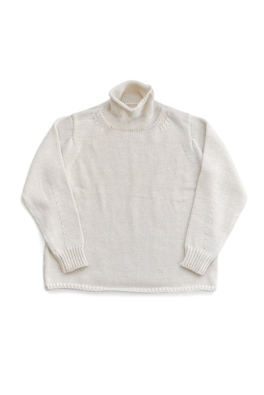 toogood - THE TRAWLERMAN JUMPER - CHUNKY KNIT - CHALK