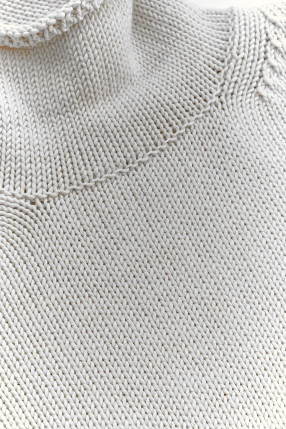 toogood - THE TRAWLERMAN JUMPER - CHUNKY KNIT - CHALK