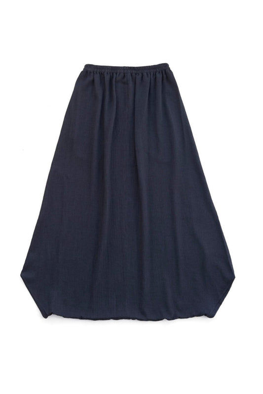 toogood - THE PIANIST SKIRT - TREE BARK WOOL - INK