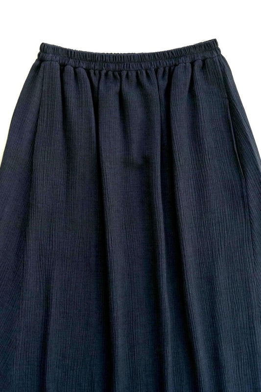 toogood - THE PIANIST SKIRT - TREE BARK WOOL - INK