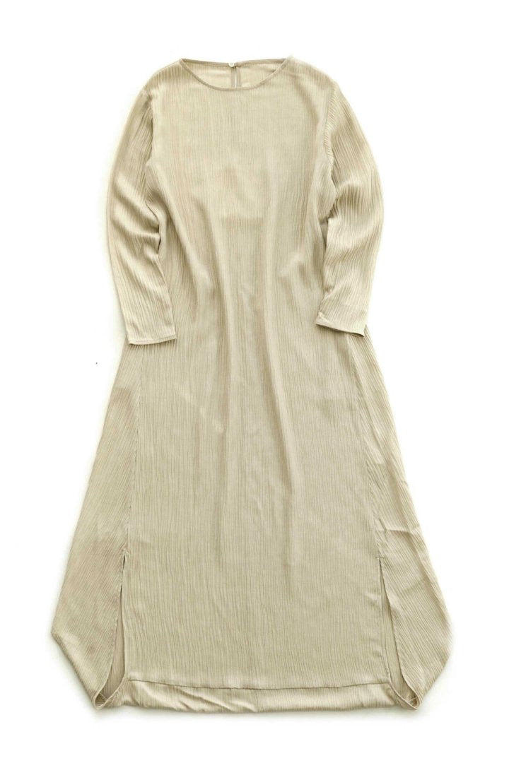 toogood - THE PIANIST DRESS - TREE BARK WOOL - PERCHMENT