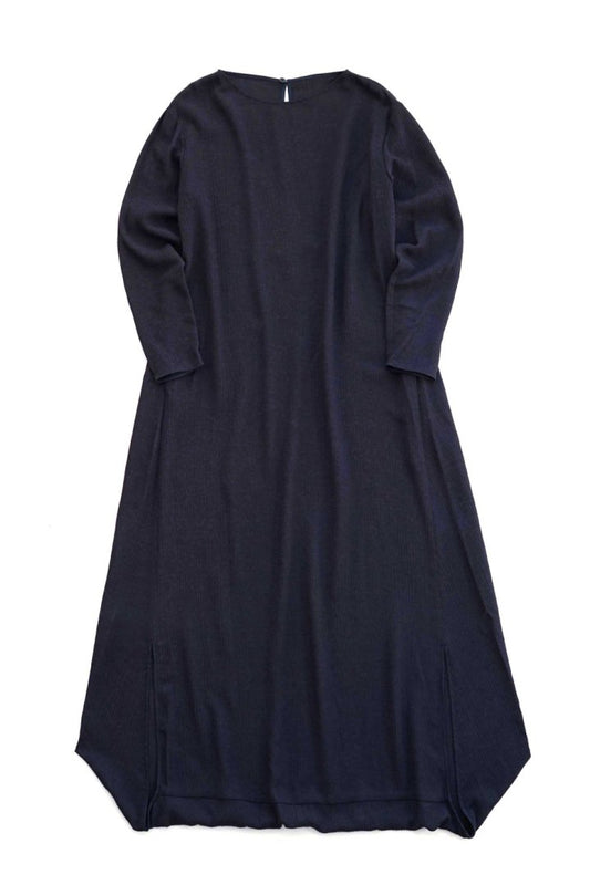 toogood - THE PIANIST DRESS - TREE BARK WOOL - INK