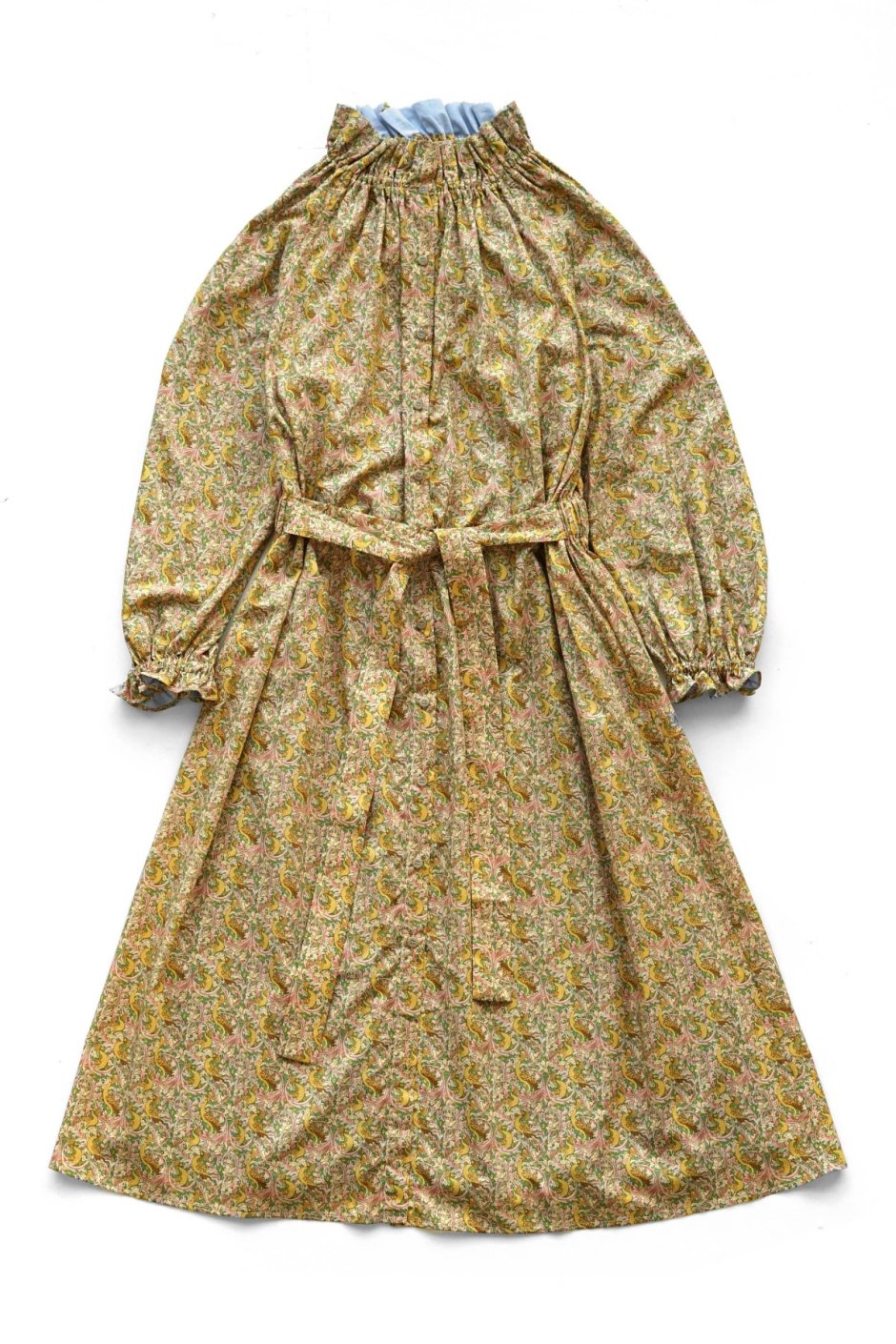 toogood - THE HABERDASHER DRESS - TANA LAWN EDENS AWAKENING - GOLD