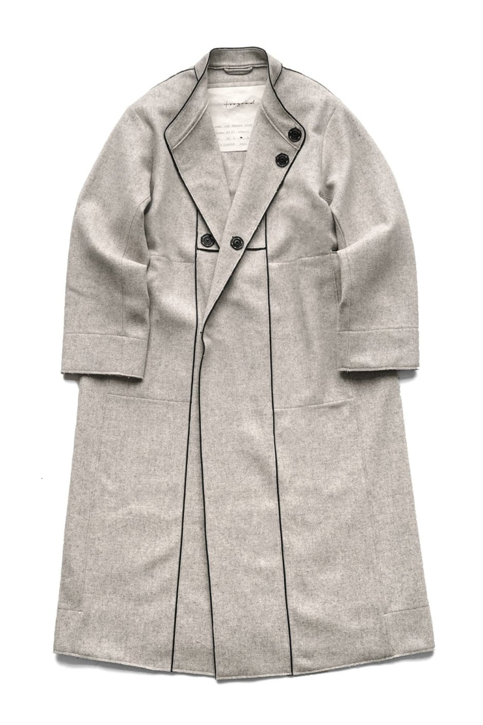 toogood - THE FRAMER COAT - WOOl FELT - STONE