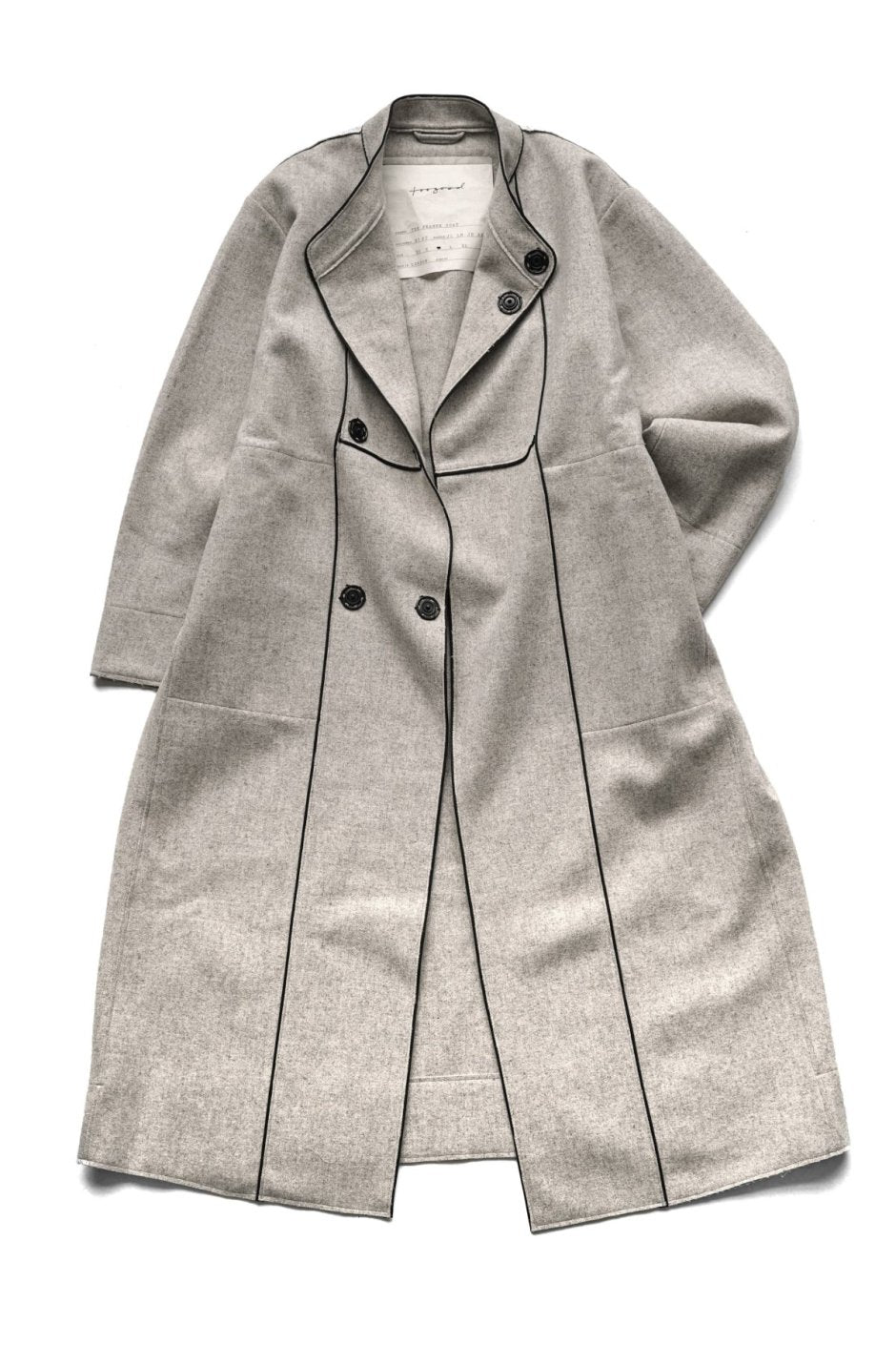 toogood - THE FRAMER COAT - WOOl FELT - STONE