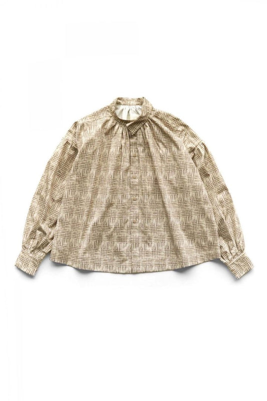 toogood - THE SHEPHERD SHIRT - PRINTED TWILL - BASKET WEAVE