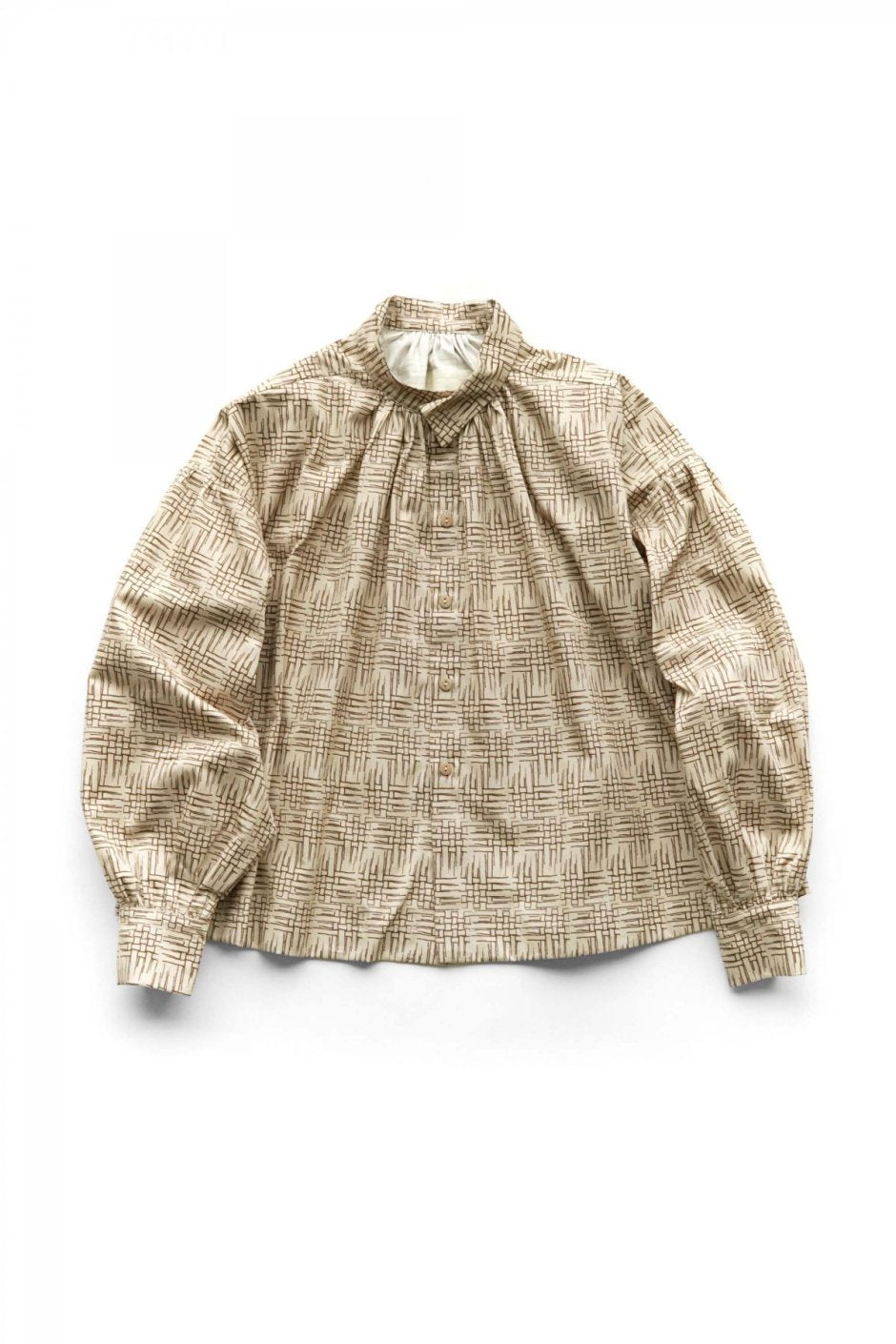 toogood - THE SHEPHERD SHIRT - PRINTED TWILL - BASKET WEAVE