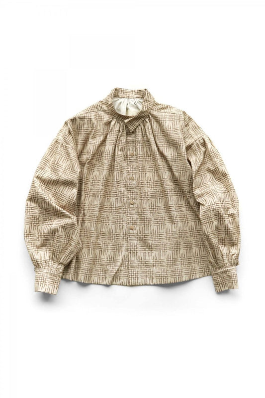 toogood - THE SHEPHERD SHIRT - PRINTED TWILL - BASKET WEAVE