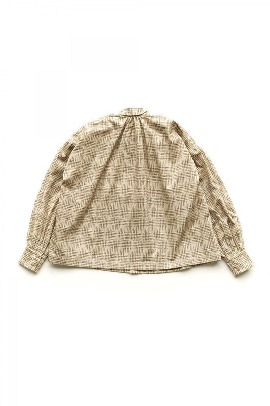 toogood - THE SHEPHERD SHIRT - PRINTED TWILL - BASKET WEAVE