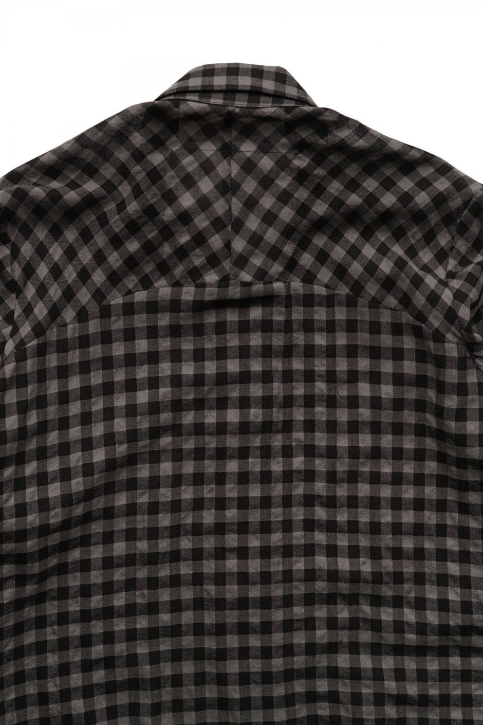 toogood - THE HOUSEKEEPER DRESS - WOOL COTTON CHECK - SMOKE